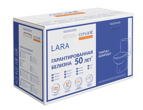 Унитаз-компакт LARA Clean On 011 3/5 DPL EO