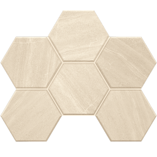 Мозаика GB01 Hexagon 25x28,5 непол.